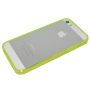 Groen/transparant zacht TPU hoesje iPhone 5/5s