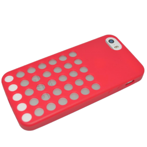 Roze polkadot TPU hoesje iPhone 5/5s