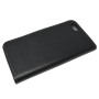 Zwart kunstleer wallet case iPhone 6