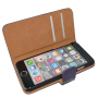 Paars kunstleer wallet case iPhone 6