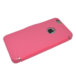 Roze kunstleer flip cover iPhone 6