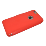 Rood kunstleer flip cover iPhone 6
