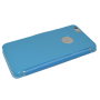 Blauw kunstleer flip cover iPhone 6 Plus